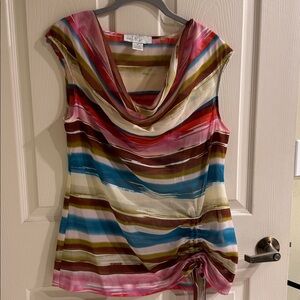 Sleeveless. Mel & Jo Top Size Medium